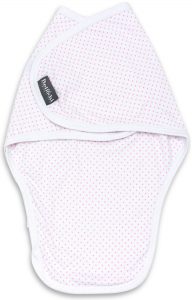 Couverture d’emmaillotage pour nouveau-né MiMi <i>pink</i>