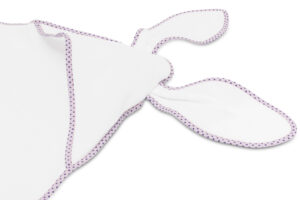 Serviette à capuche en forme de Lapin <i>Violet</i>