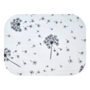 Couverture d’emmaillotage en mousseline <i>pissenlits</i>