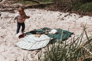 Grand tapis de jeu <i>grand, beige LEAF </i>