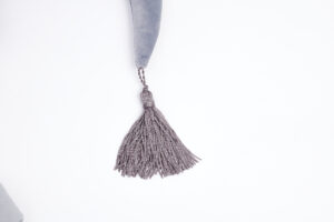 Oreiller décoratif en forme de Lune <i>gris clair</i>