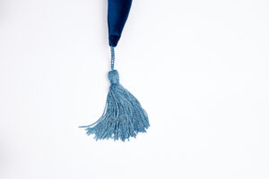 Oreiller décoratif en forme de Lune <i>bleu foncé</i>