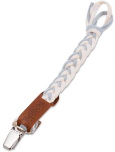 Attache-sucette  <i>Gris & Blanc </i>