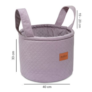 Boîte de rangement pour jouets d&rsquo;enfants XL <i>rose poudré</i>