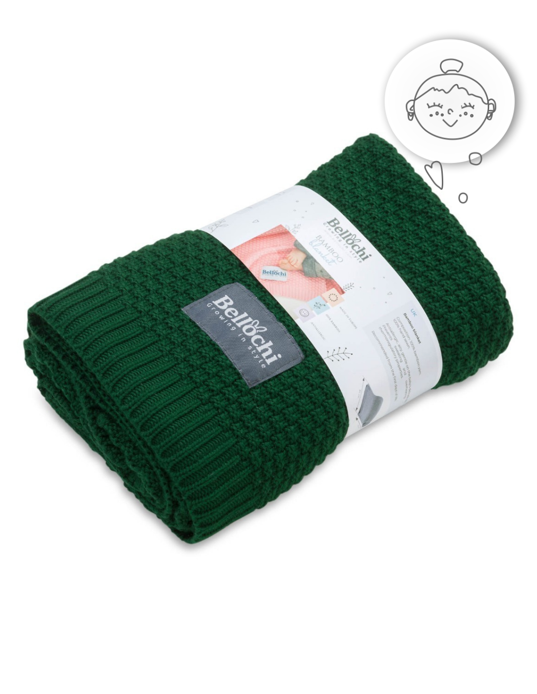 La grande couverture en bambou <i>emerald</i>