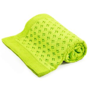 Couverture en bambou ajourée <i> Lime</i>