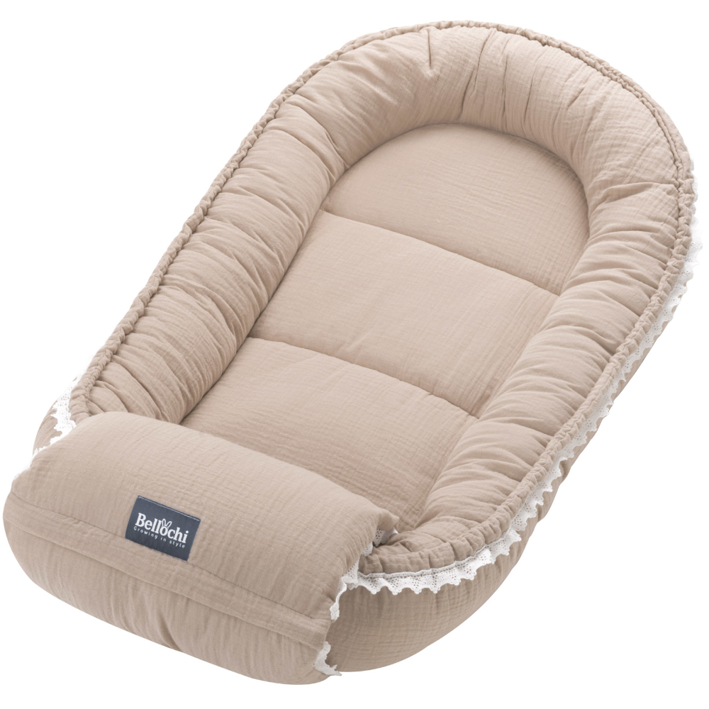 Cocon pour nouveau né <i>Cuddly Muslin Beige</i> Cocon pour nouveau né <i>Cuddly Muslin Beige</i>