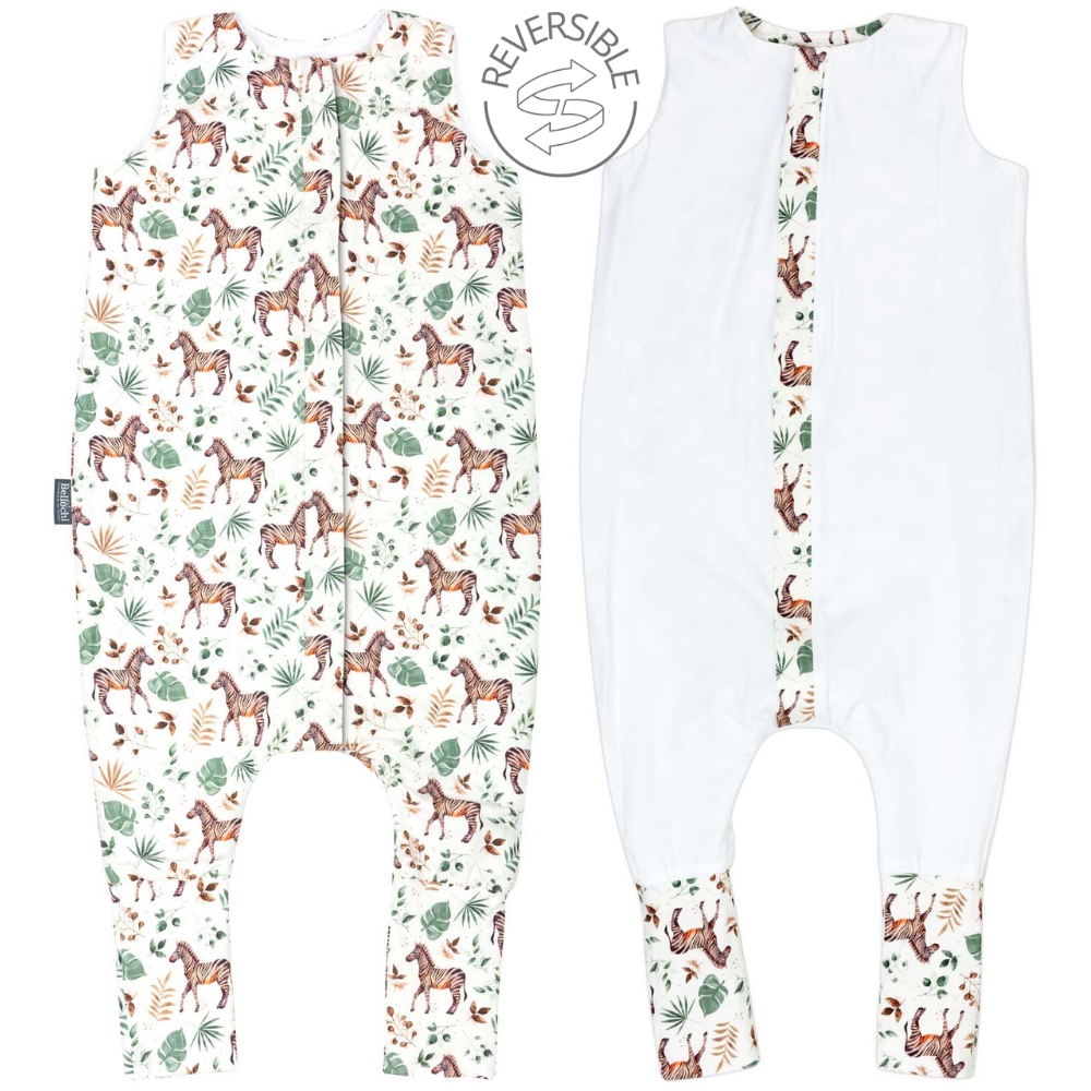 Gigoteuse à Double face avec Pieds pour Enfants de 3-4 ans TOG 2.5<i>wild zebra</i>