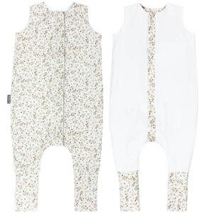 Gigoteuse à Double face avec Pieds pour Enfants de 3-4 ans TOG 2.5<i>beige flower</i>