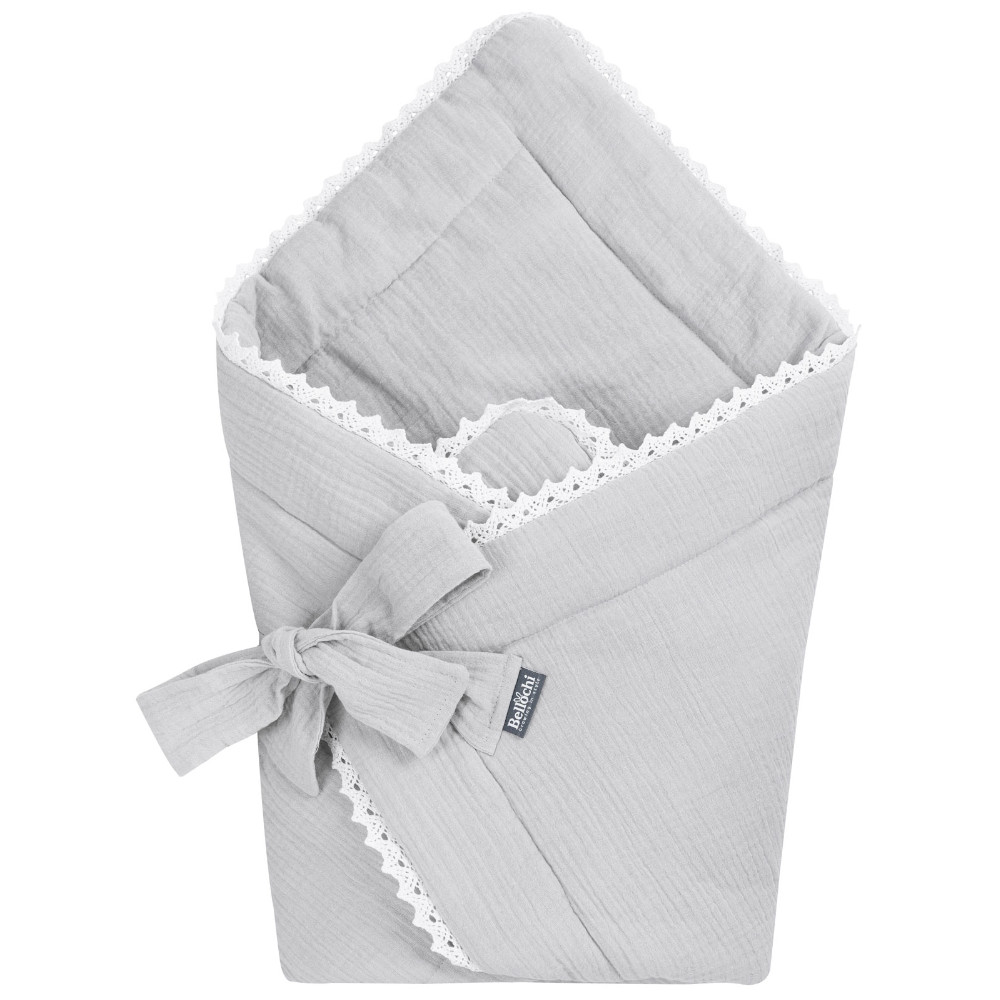 Nid d’ange pour bébé <i>Cuddly Muslin Grey</i>