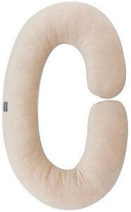 Coussin de Grossesse en forme de C, 140x85x20 cm,  beige