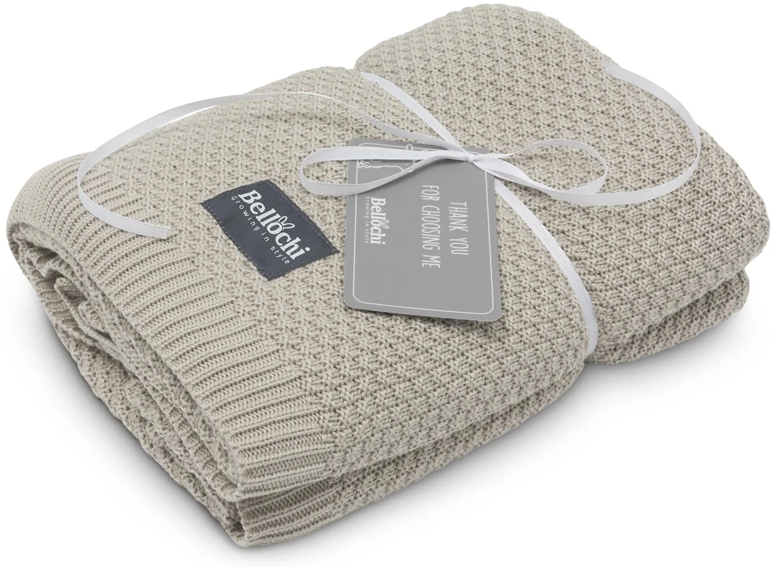 La grande couverture en bambou <i>creamy nut</i>