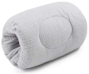Coussin d’allaitement pour le bras cuddly muslin grey