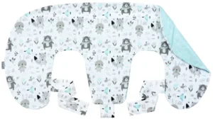 Housse de coussin pour oreiller d&rsquo;allaitement jumeaux animaland