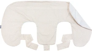 Housse de coussin pour oreiller d&rsquo;allaitement jumeaux lui dots